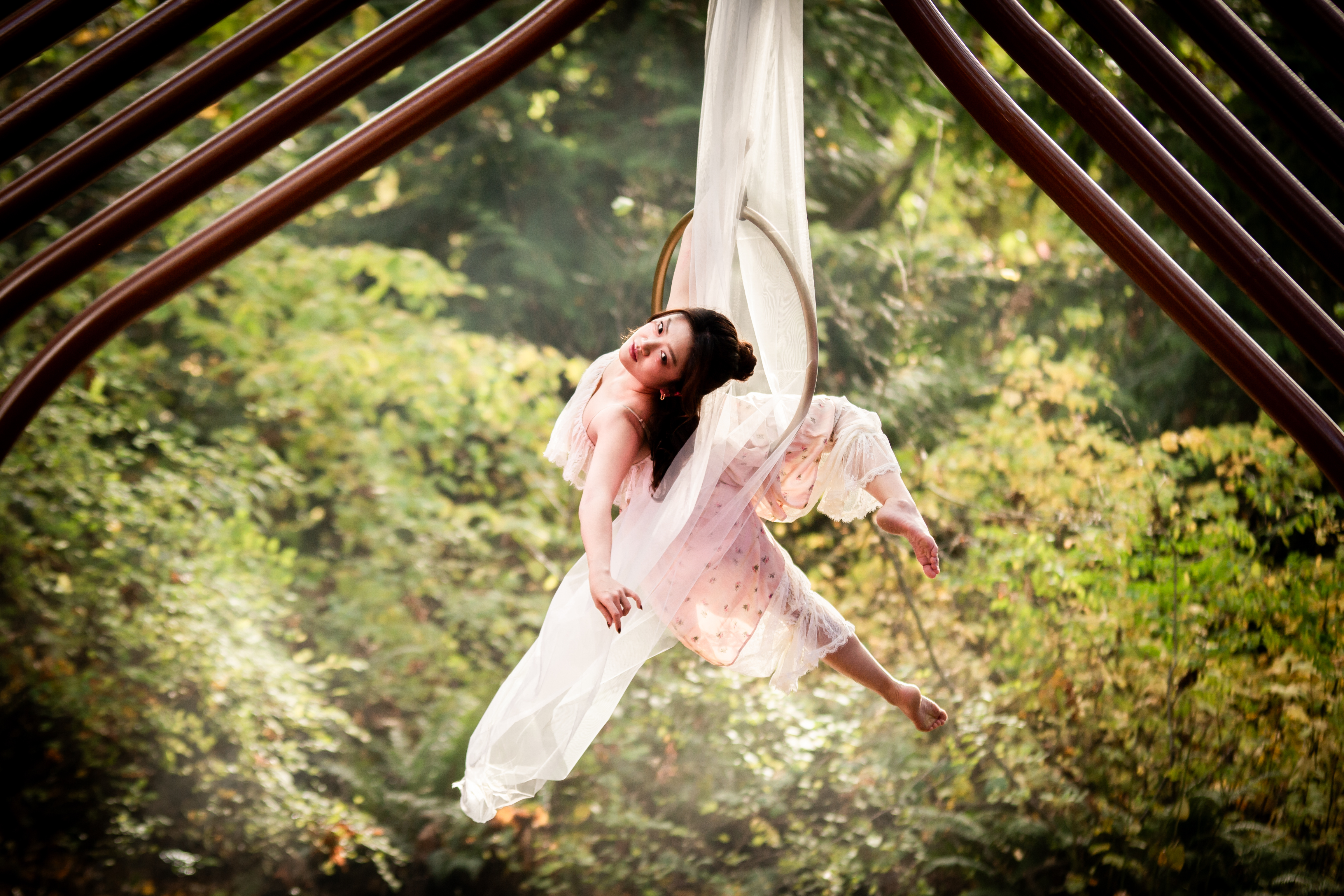 Aerial photoshoot session